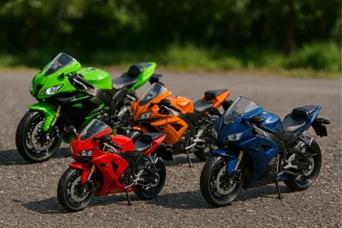 Mãn Nhãn Với Bộ Sưu Tập Mô Hình Xe Mô Tô 