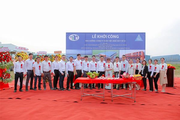 Công ty TNHH Thương mại Sản xuất Toàn Việt khởi công xây dựng nhà máy số 2