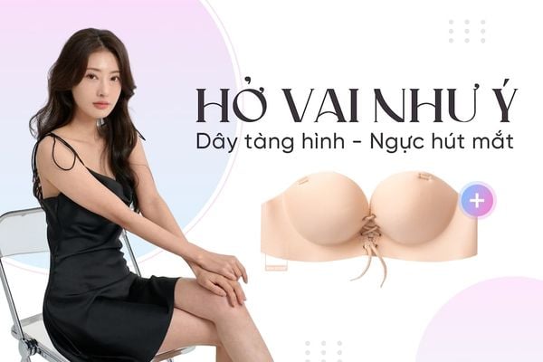 Áo lót nữ chuyên dụng mút siêu nâng cúp ngang dây rút tạo khe MU2504