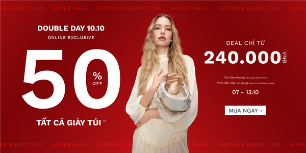 Ưu đãi 10.10 giảm thêm 20%