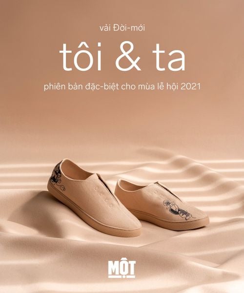 Giày Một cùng họa sĩ Trần Ngọc Sinh ra mắt phiên bản “Tôi & Ta” đậm tính nghệ thuật