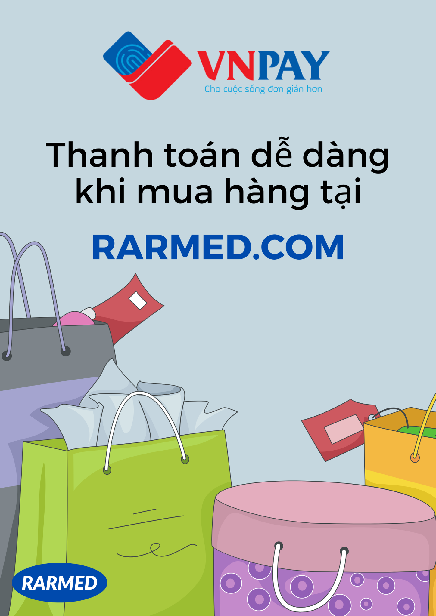 RARMED bắt tay VNPAY ra mắt cổng thanh toán trực tuyến khi mua hàng