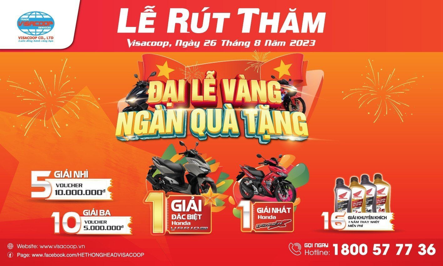 LỄ RÚT THĂM CHƯƠNG TRÌNH KHUYẾN MÃI 