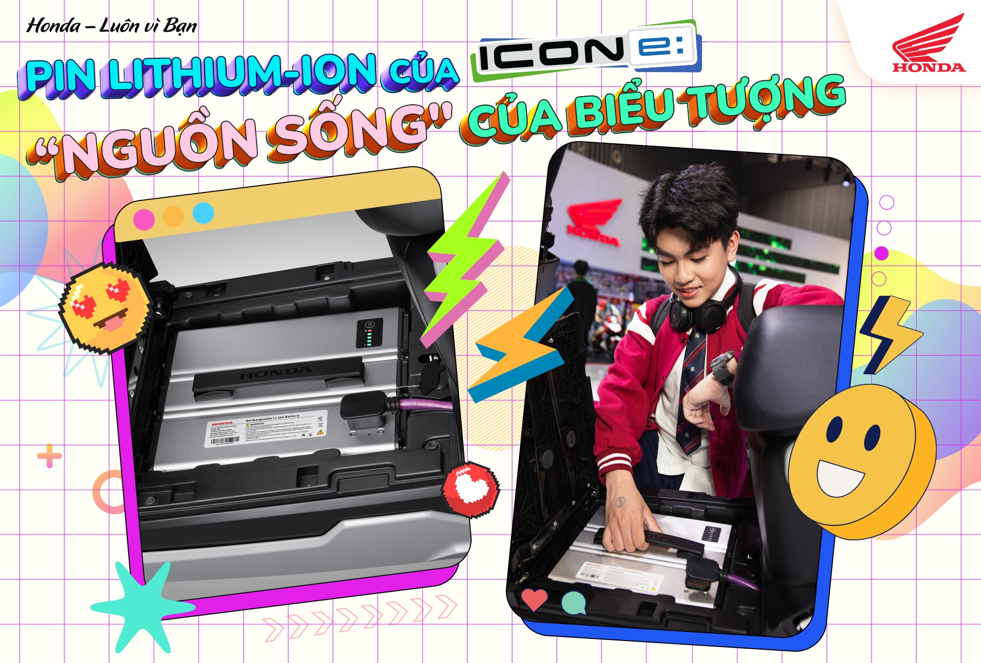 PIN LITHIUM-ION – “NGUỒN SỐNG” CỦA ICON e: NHỎ MÀ CÓ “VÕ” ĐẤY!