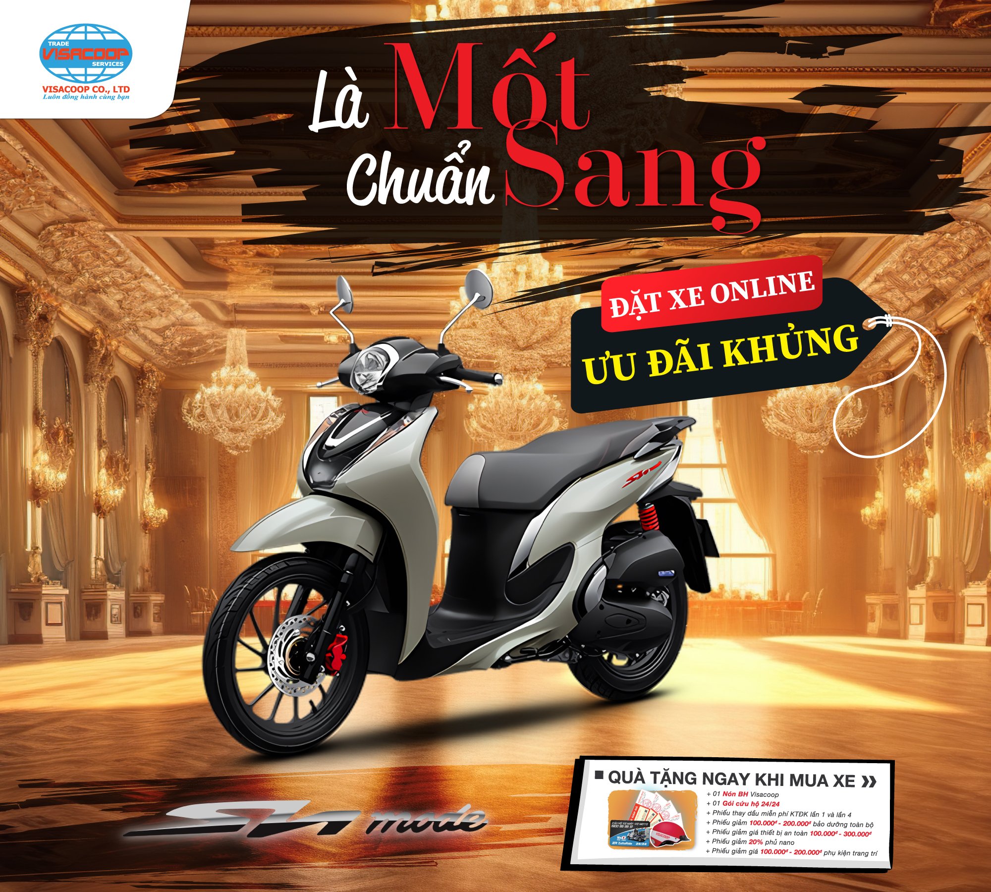 SỞ HỮU SH MODE 125CC, KHÔNG CẦN CHỜ ĐỢI, KHÔNG LO TÀI CHÍNH