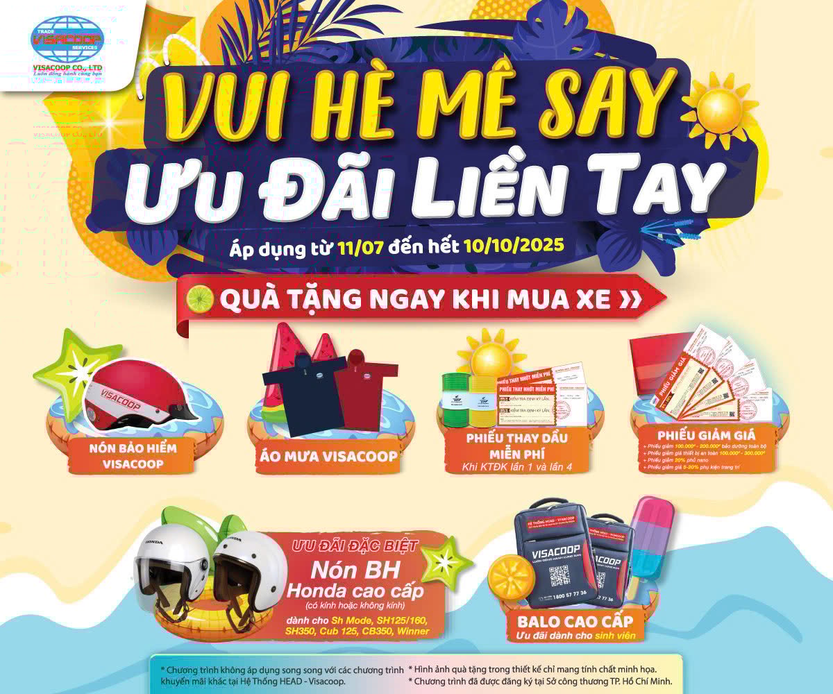 VUI HÈ MÊ SAY ƯU ĐÃI LIỀN TAY