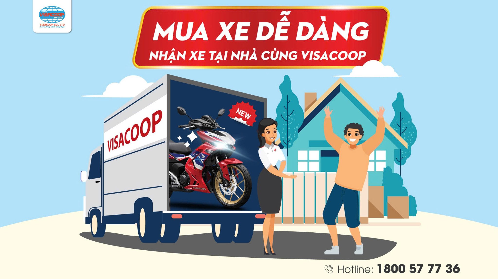MUA XE DỄ DÀNG – NHẬN XE TẠI NHÀ CÙNG VISACOOP