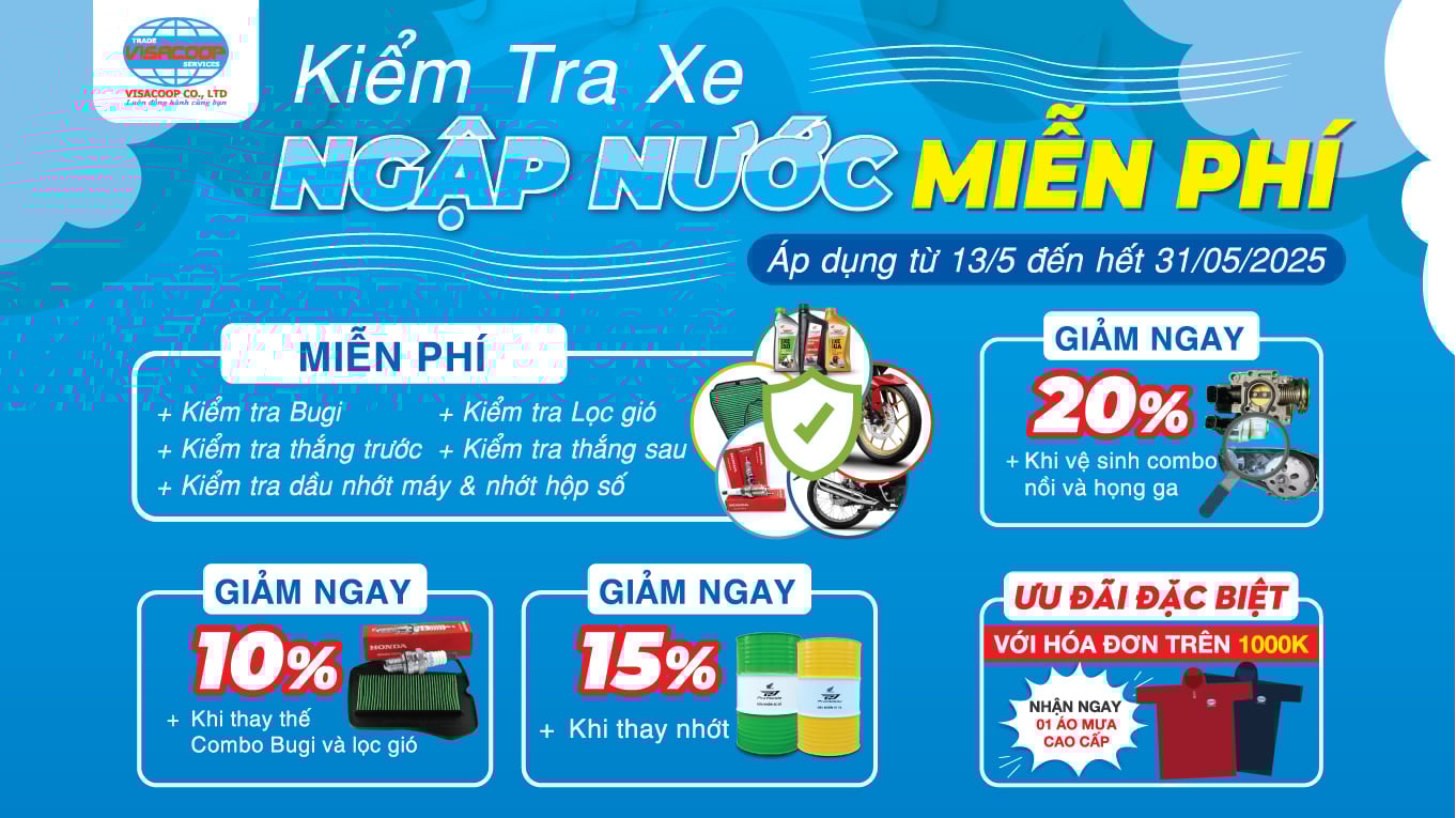 MÙA MƯA – ĐỪNG ĐỂ CHIẾC XE CỦA BẠN BỊ “TẮM MƯA”! 🌧️