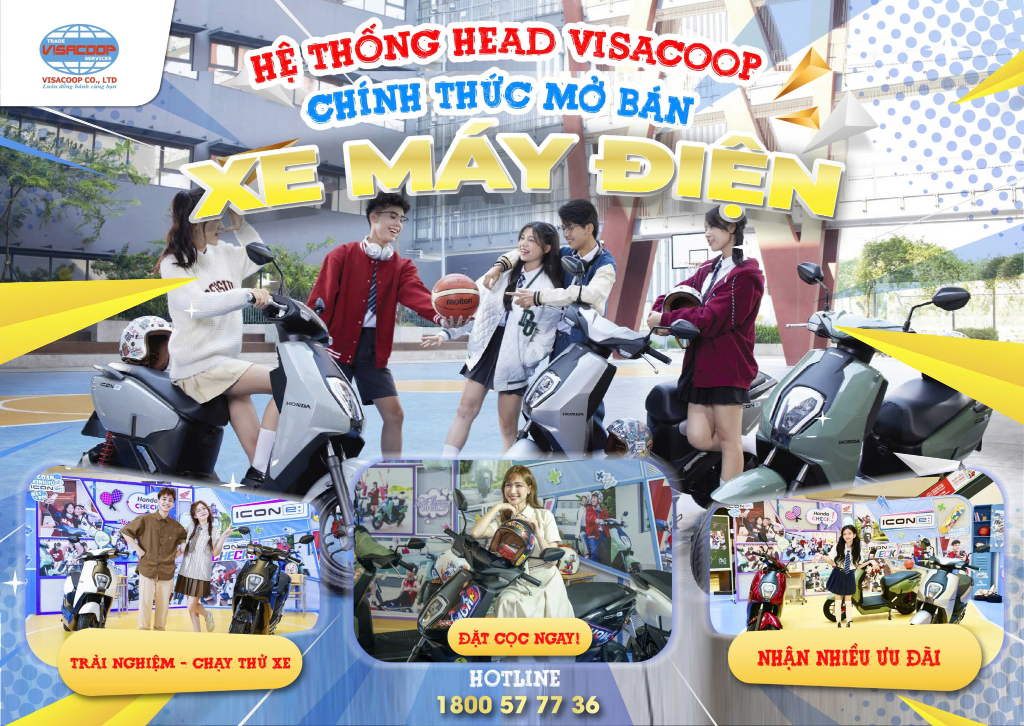 HONDA ICON e: – CHÍNH THỨC MỞ BÁN & NHẬN ĐẶT CỌC TẠI HEAD VISACOOP!