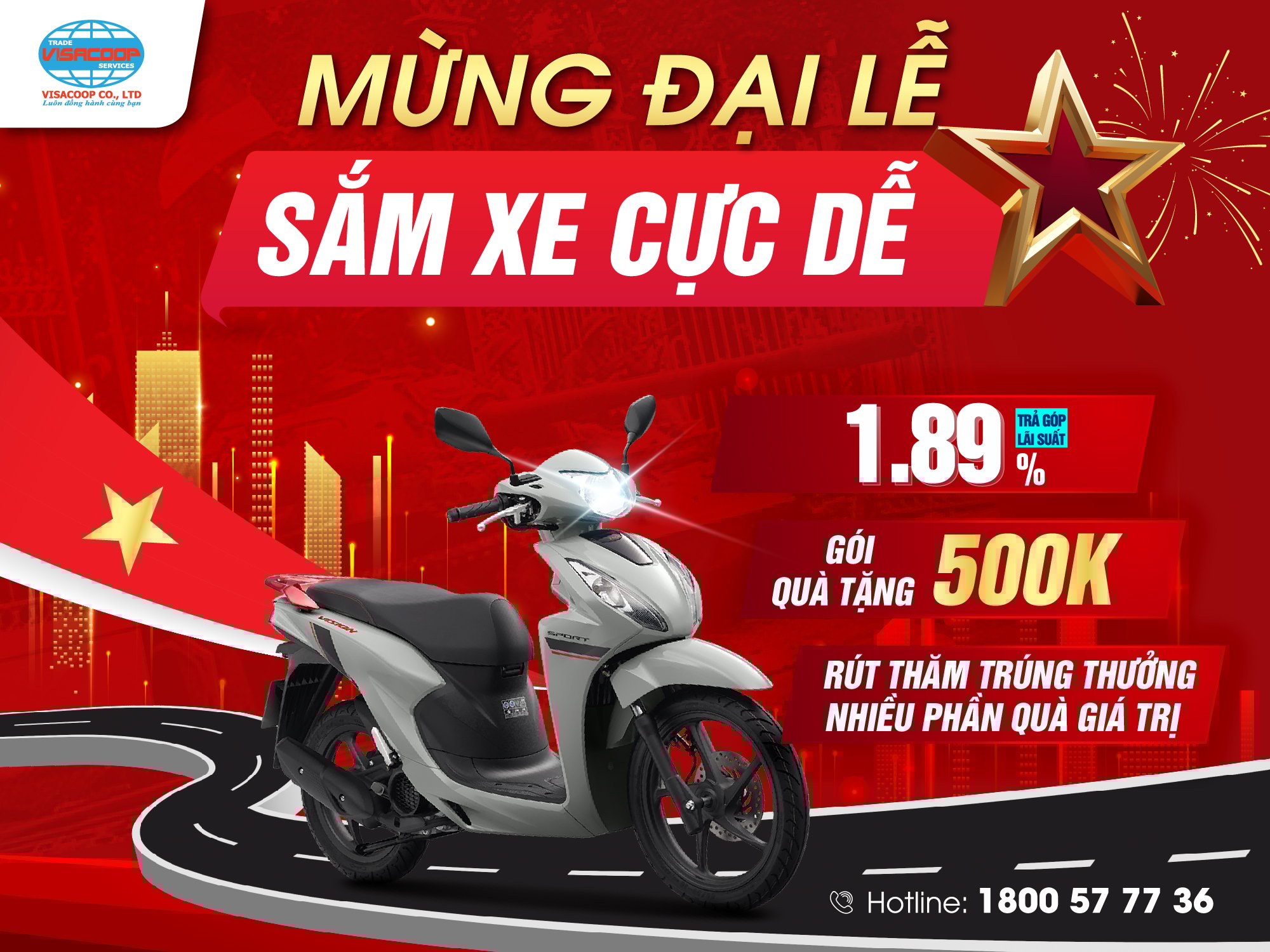 MỪNG ĐẠI LỄ – SẮM XE CỰC DỄ CÙNG HONDA VISION