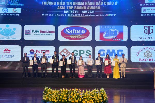 Top 10 Thương Hiệu Tín Nhiệm Hàng Đầu Châu Á 2024 Vinh Danh Hóa Chất Xây Dựng GPS