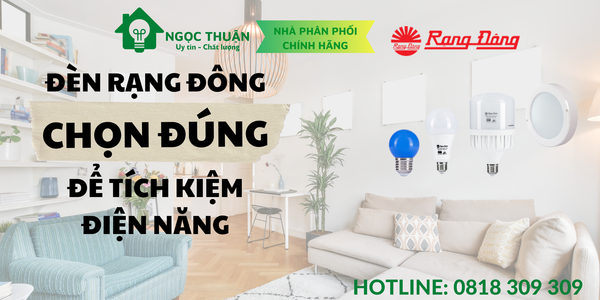 Đèn Rạng Đông: Chọn đúng để Tiết kiệm Điện!