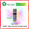 Sơn Xịt ATM A100 đặc biệt xám bạc (candy tone)