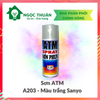Sơn Xịt ATM A203 trắng Sanyo (sanyo white)