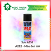 Sơn Xịt ATM A212 đen bóng (flat black)
