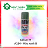 Sơn Xịt ATM A214 xanh lá (green)