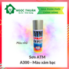 Sơn Xịt ATM A300 xám bạc (bright silver)