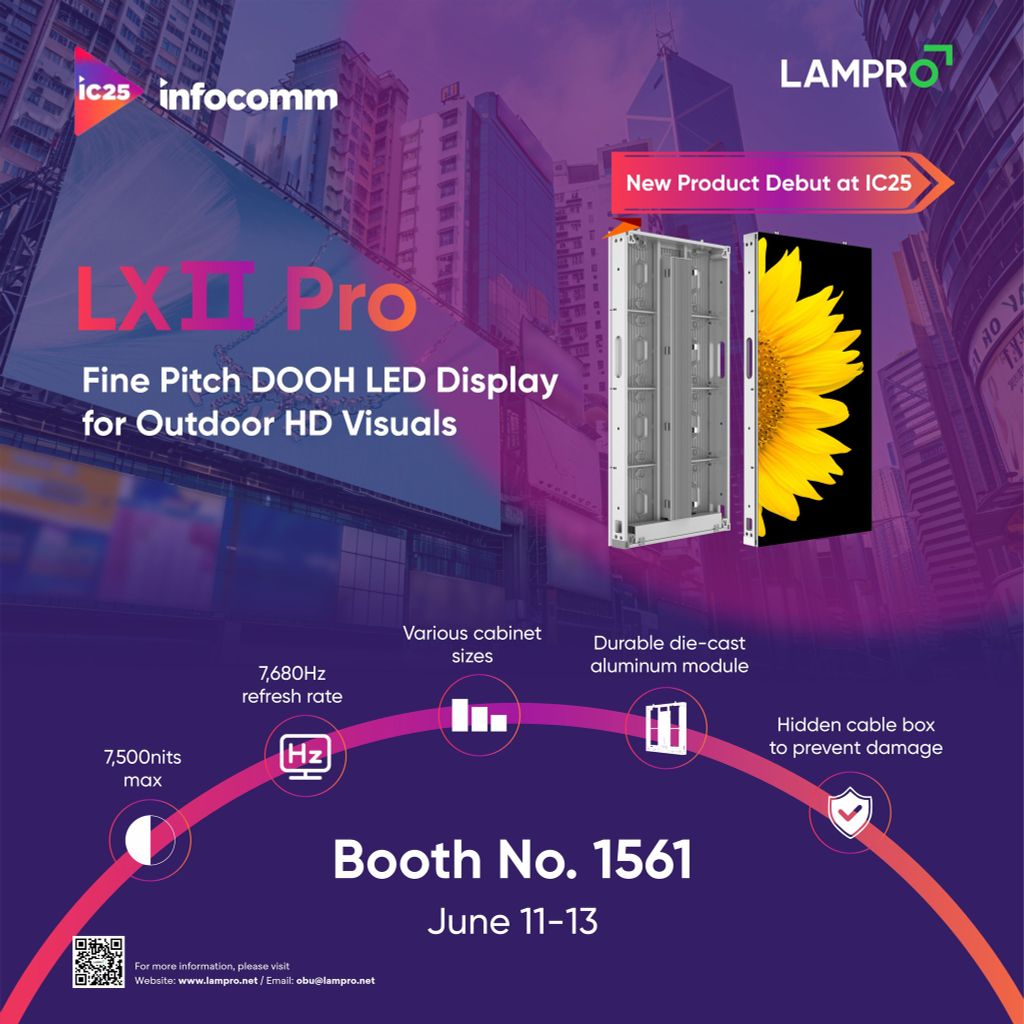 𝐋𝐗Ⅱ 𝐏𝐫𝐨: Ra mắt lần đầu tại InfoComm 2025