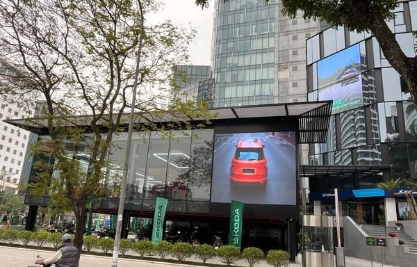 Màn hình LED lắp đặt tại Showroom Auto SKODA