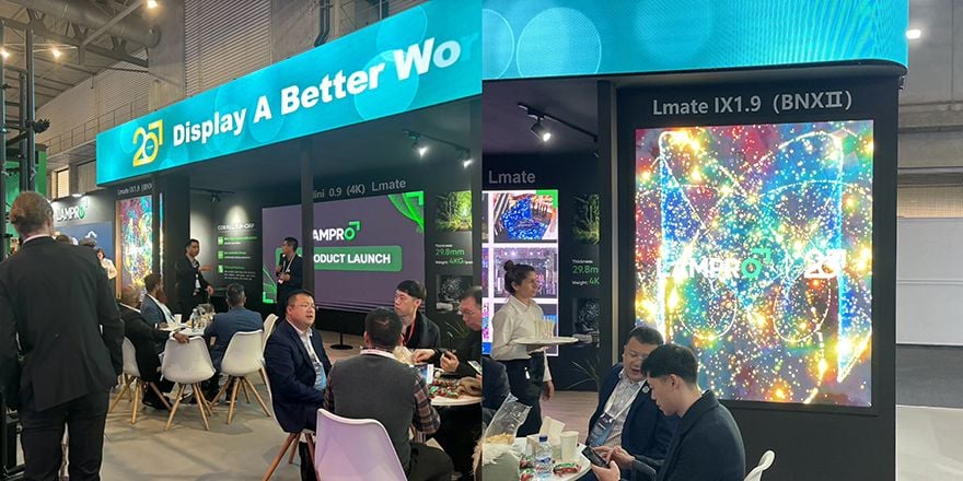 Lampro tại Triển lãm Giải pháp Âm thanh Hình ảnh Tích hợp Châu Âu ISE 2024