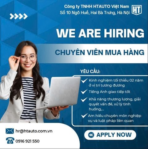 Tuyển dụng Chuyên viên Mua hàng