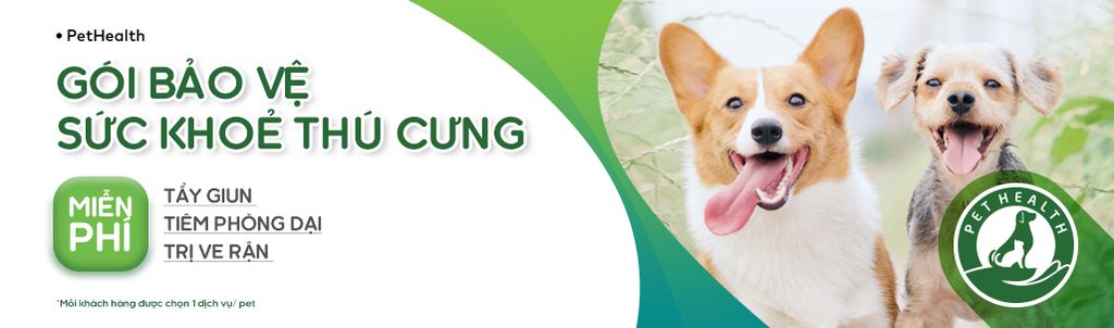 KHUYẾN MÃI LIỀN TAY – TẶNG NGAY GÓI BẢO VỆ SỨC KHỎE THÚ CƯNG