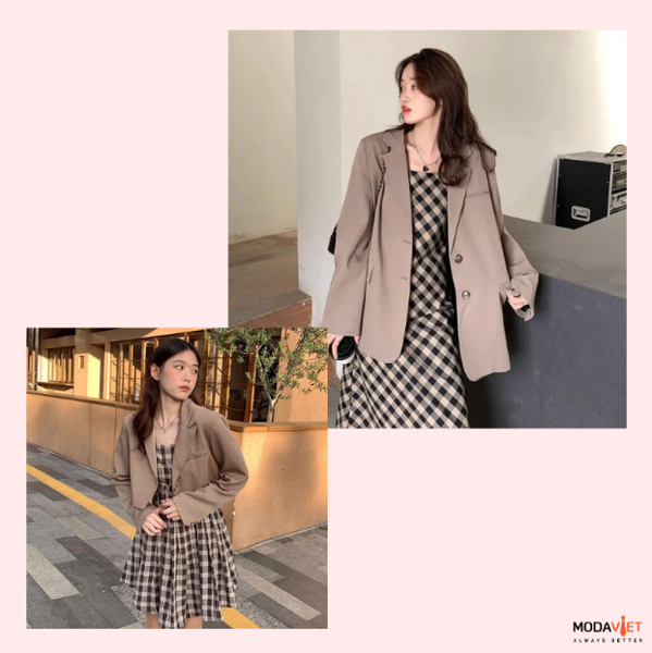 5+Phối Đầm Caro Để Tạo Nên Những Set Đồ Đồng Phục Công Sở Ấn Tượng