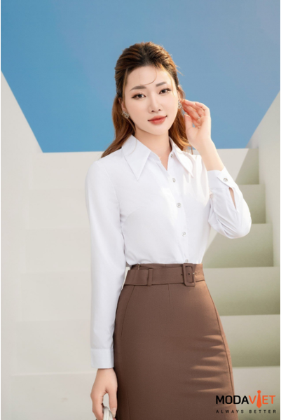 Tips chọn cổ áo sơ mi dài tay phù hợp với khuôn mặt