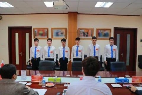 2024年3月13日　ベトナムの取引先である「JVSグループ」にて技能実習生6名（鋳造業）の選抜試験を開催