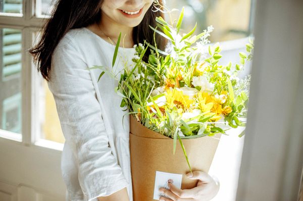 Flowers bloom, heart blooms