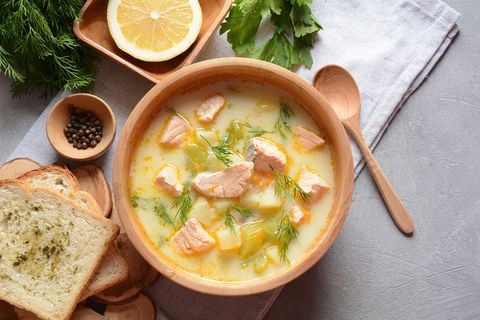 SÚP KHOAI TÂY CÁ HỒI
