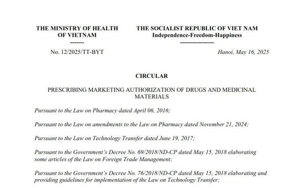 Circular No. 12/2025/TT-BYT comes into force from July 01, 2025