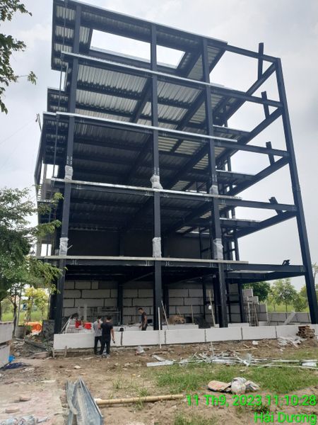 Loading..... 50% Công trình nhà ở 5 tầng tại Hải Dương