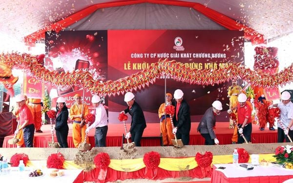 Công ty Cổ phần Nước Giải Khát Chương Dương khởi công xây dựng nhà máy mới