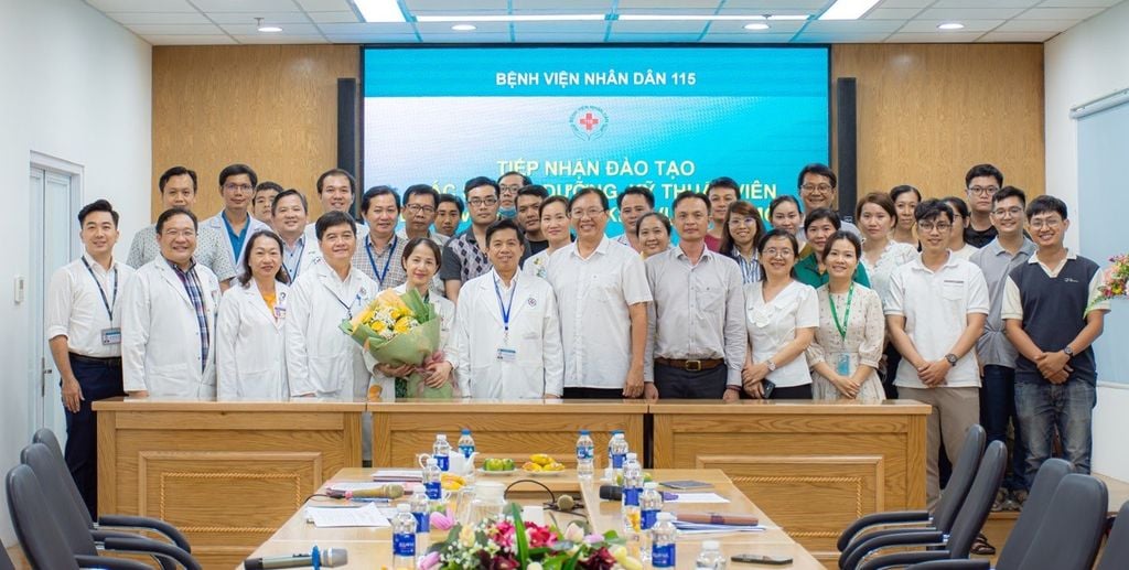 BVND 115 tiếp nhận hỗ trợ đào tạo chuyên sâu 26 Bác sĩ, Điều dưỡng, Kỹ thuật y cho BVDKKV Hóc Môn