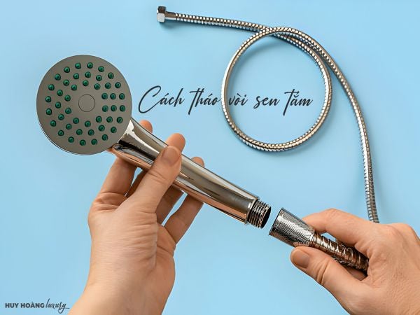 Cách tháo vòi sen tắm tại nhà với 6 bước cực đơn giản