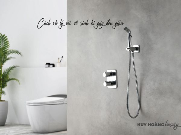 Hướng dẫn chi tiết: Cách xử lý vòi vệ sinh bị gãy đơn giản