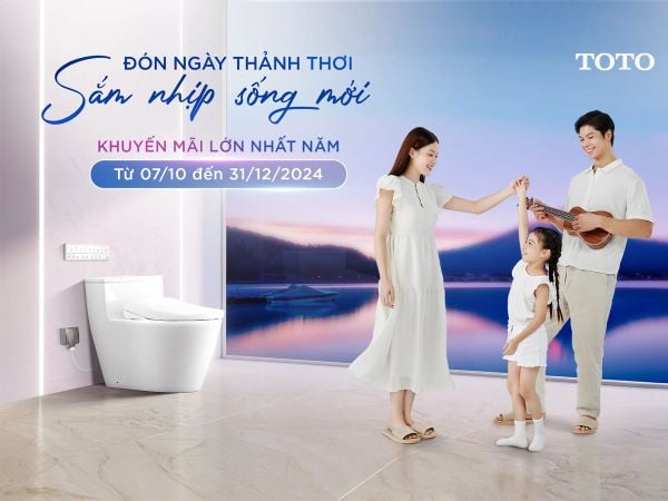 Sắm Sửa Thả Ga - Nhận Ngay Khuyến Mãi Khủng Nhất Năm Từ TOTO
