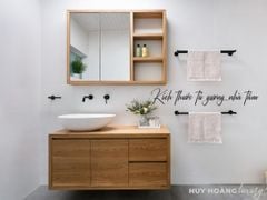 Tìm hiểu kích thước tủ gương nhà tắm thông dụng 2024