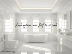 Chia sẻ kinh nghiệm mua thiết bị vệ sinh từ chuyên gia