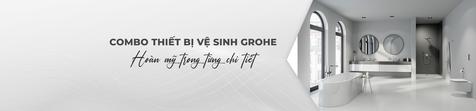 Combo thiết bị vệ sinh GROHE