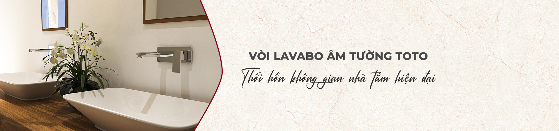 Vòi lavabo âm tường TOTO