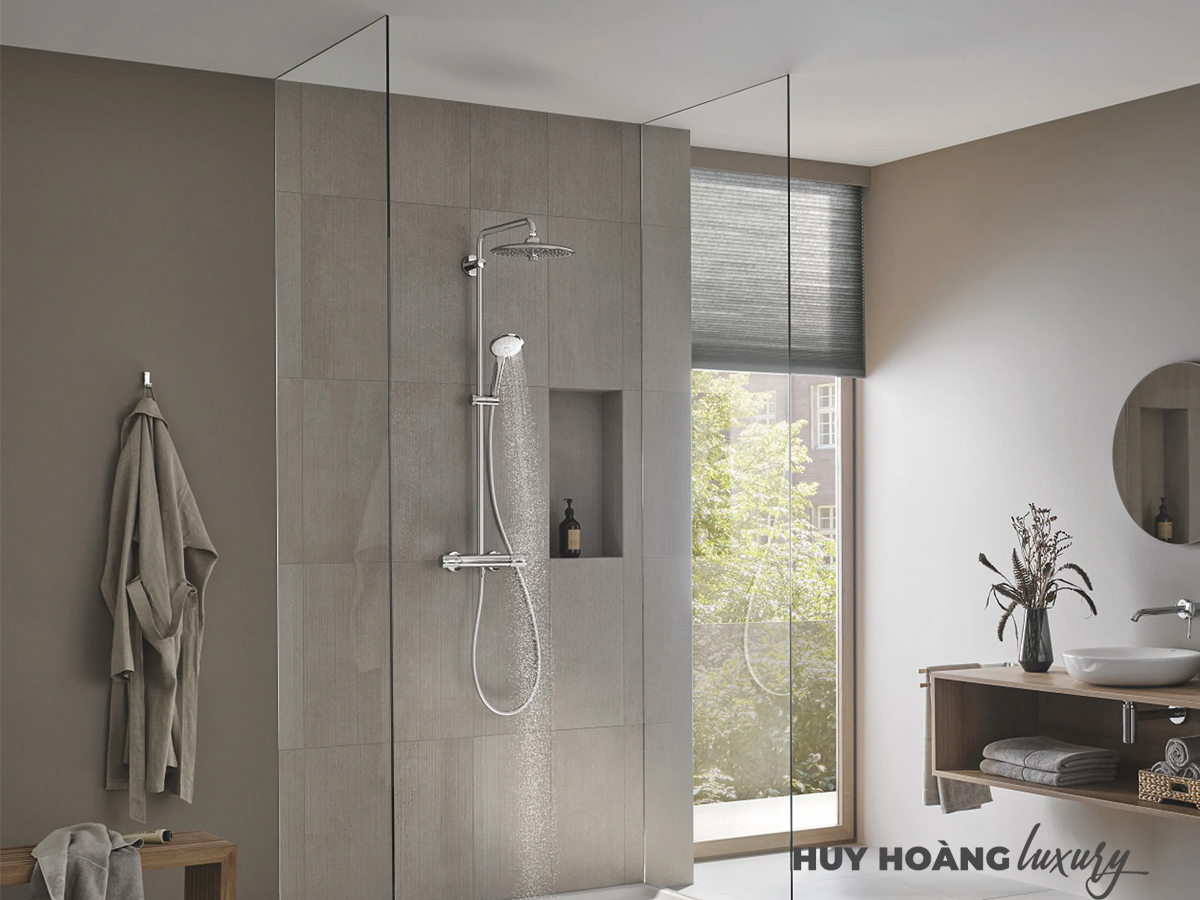 Tìm hiểu chung về chiều cao vòi sen tắm