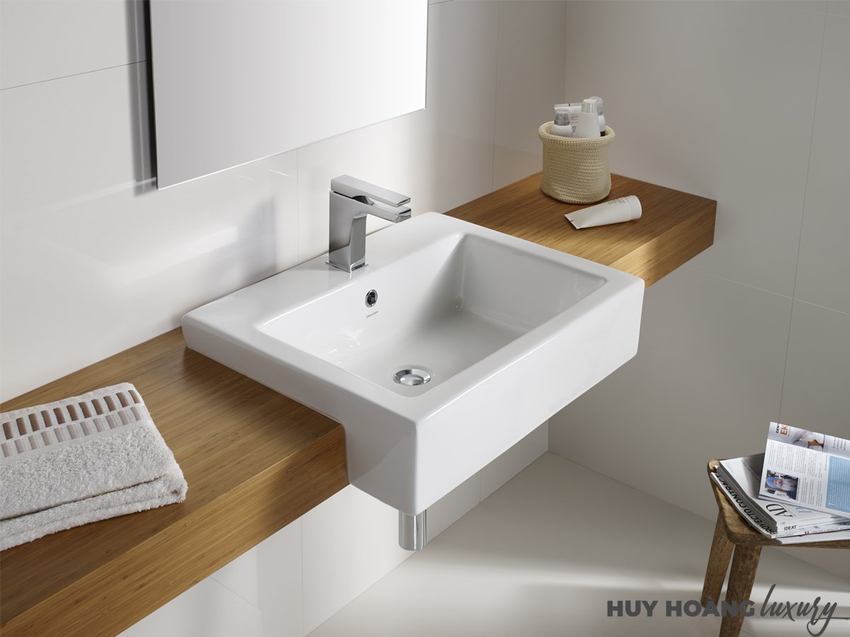 Tìm hiểu thông số kích thước lavabo bán âm tiêu chuẩn