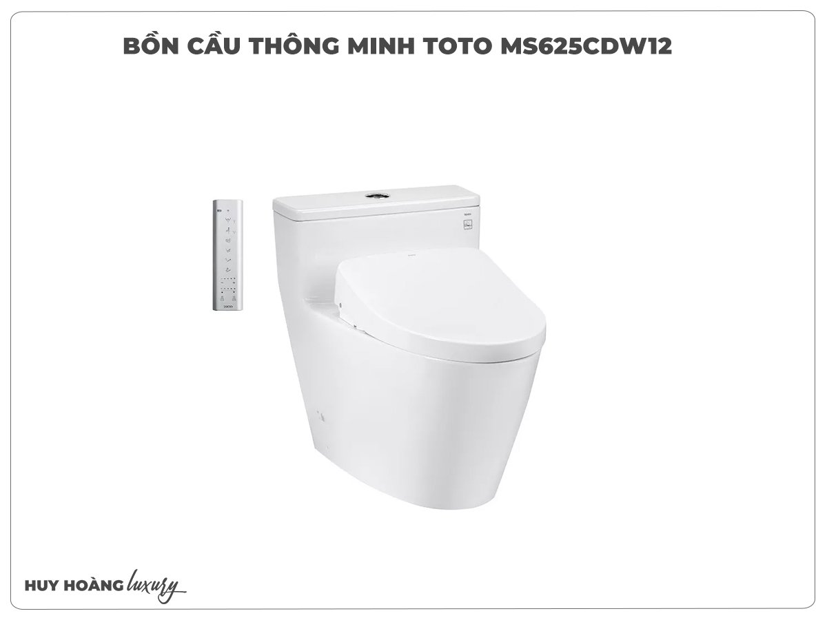 Bồn cầu Nhật Bản TOTO MS625CDW12 với nhiều tính năng hiện đại