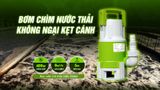 MƯA NGẬP LỐI - CHỌN BƠM CHÌM TRỘI TÍNH NĂNG ĐẨY NƯỚC THẢI SHUSHUI NGAY SU400NT PHIÊN BẢN CÓ PHAO VÀ KHÔNG PHAO