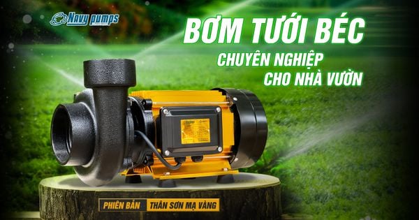 CÁCH LỰA CHỌN BƠM TƯỚI BÉC CHO NHÀ VƯỜN – GIẢI PHÁP TỐI ƯU TỪ NAVY PUMPS