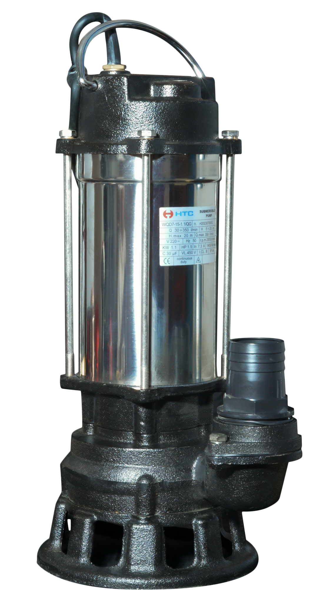 Bơm chìm cắt rác HTC