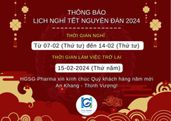 Thông Báo Lịch Nghỉ Tết Nguyên Đán Giáp Thìn 2024