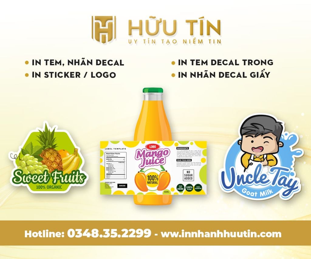 Sự khác biệt giữa Decal giấy và Decal nhựa